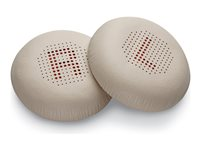 HP Poly - Ørepude for headset - kunstlæder - sand (pakke med 2) - for Poly Blackwire 7225 85S16AA