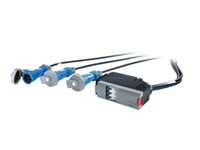 APC IT Power Distribution Module - Automatisk hovedafbryder (indstiksmodul) - AC 400 V - tre faser - for P/N: SY16K48H-PDNB, SY32K48H-PDNB, SY48K48H-PDNB, SY64K96H-NB, SY96K160H-NB, SY96K96H-NB PDM1332IEC-3P-2