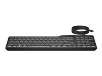 HP 405 - Tastatur - multienhed - 65% - compact - bagbelyst - USB - Pan Nordic - sort 7N7C1AA#UUW