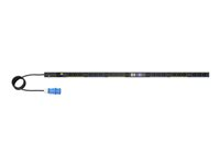 Eaton G4 - Strømfordelingsenhed (rackversion) - 32 A, administreret - AC 200-240 V - 7.4 kW - 1-faset - Ethernet 10/100/1000, serial - input: IEC 60309 32A - output-stikforbindelser: 42 (24 x IEC 60320 C13, 18 x IEC 60320 C39) - 0U - 3 m ledning - sort EVMAF132X