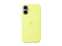 Apple - Bagsidecover til mobiltelefon - MagSafe-kompatibilitet - silicone - neongul - for iPhone 17 MGEV4ZM/A