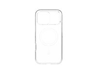 Zagg Crystal Palace Snap - Bagsidecover til mobiltelefon - med knapdæksel - MagSafe-kompatibilitet - Krystalklar - for Apple iPhone 17 Pro Max 702319710