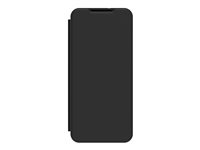Anymode GP-FWA256AMA - Flipomslag til mobiltelefon - polykarbonat, polyurethan - sort - for Galaxy A25 GP-FWA256AMABW