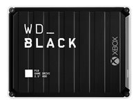 WD_BLACK P10 Game Drive for Xbox One WDBA5G0050BBK - Harddisk - 5 TB - ekstern (bærbar) - USB 3.2 Gen 1 - sort med hvid kant WDBA5G0050BBK-WESN