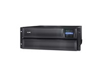 APC Smart-UPS - UPS (rackversion) - AC 100/110/120/127 V - 2700 Watt - 2880 VA - 1 x batteri - USB, serial - output-stikforbindelser: 3 - 4U - sort - TAA-kompatibel SMX3000RMX93