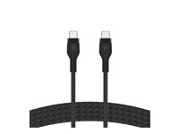 Belkin BoostCharge - USB-kabel - 24 pin USB-C (han) til 24 pin USB-C (han) - 2 m - sort CAB011BT2MBK