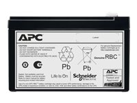 APC Replacement Battery Cartridge #177 - UPS-batteri - Blysyre - 9000 mAh - sort APCRBC177