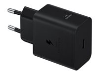 Samsung EP-T4511 - Strømforsyningsadapter - 45 Watt - 3 A - PD 3.0, SFC 2.0 (24 pin USB-C) - på kabel: USB-C - sort EP-T4511XBEGWW