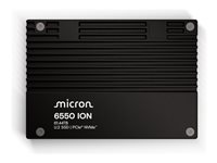 Micron 6550 ION - SSD - Enterprise - krypteret - 61.44 TB - intern - 2.5" - U.2 PCIe 5.0 x4 (NVMe) - SHA-512, FIPS 140-3 Level 2 - TCG Opal Encryption 2.02, Self-Encrypting Drive (SED) - TAA-kompatibel MTFDLAL61T4THL-1BK1DFCYYR