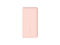 Belkin BoostCharge - Powerbank - 10000 mAh - 18 Watt - 3 output-stikforbindelser (USB-C, 2 x USB) - roseguld BPB011BTRG