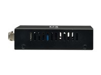 Eaton Tripp Lite Series Gigabit Multimode Fiber to Ethernet Media Converter, 10/100/1000 LC, International Power Supply, 850 nm, 550 m (1,804 ft.) - Fibermedieomformer - 1GbE - 10Base-T, 100Base-TX, 1000Base-T - RJ-45 / LC multimodus - op til 550 m - 850 nm N785-INT-LC-MM