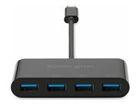 Kensington CH1200 - Hub - USB-C, 10 Gbps, 4-Port Hub - 4 x SuperSpeed USB 3.0 - desktop K33616WW