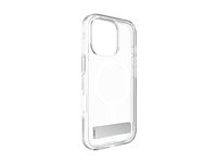 Zagg Crystal Palace Snap - Bagsidecover til mobiltelefon - med kickstand - MagSafe-kompatibilitet - klar - for Apple iPhone 16 Pro 702315048