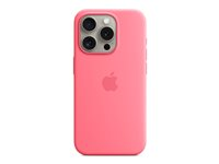 Apple - Bagsidecover til mobiltelefon - MagSafe-kompatibilitet - silicone - pink - for iPhone 15 Pro MWNJ3ZM/A