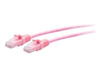 C2G 3ft (0.9m) Cat6a Snagless Unshielded (UTP) Slim Ethernet Network Patch Cable - Pink - Patchkabel - RJ-45 (han) til RJ-45 (han) - 90 cm - 4.8 mm - UTP - CAT 6a - formet, knastfri - pink C2G30196