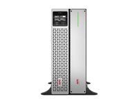 APC Smart-UPS On-Line SRTL1500RM4UXLI-NC - UPS (rackversion) (høj densitet) - AC 220/230 V - 1350 Watt - 1500 VA - Litiumion - RS-232, USB, Ethernet - output-stikforbindelser: 8 - 4U - 1.83 m ledning - sort med sølvfrontkant - med APC UPS Network Management Card SRTL1500RM4UXLI-NC