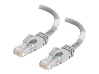 C2G Cat6 Booted Unshielded (UTP) Network Patch Cable - Patchkabel - RJ-45 (han) til RJ-45 (han) - 100 m - UTP - CAT 6 - formet, knastfri, strenget - grå 83377
