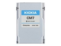 KIOXIA CM7-V Series KCMYXVUG1T60 - SSD - Enterprise, Mixed Use - 1600 GB - rensning omgående sletning (SIE) - intern - 2.5" - PCI Express 5.0 x4 (NVMe) KCMYXVUG1T60