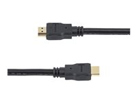 StarTech.com 2m 4K High Speed HDMI Cable - Gold Plated - UHD 4K x 2K - Premium HDMI Video Cable for Your TV, Monitor or Display (HDMM2M) - HDMI-kabel - HDMI han til HDMI han - 2 m - afskærmet - sort - for P/N: CDPVGDVHDBP, DK30CH2DPPDU, DK30CHDPPDUE, DKWG30DPHPD, DKWG30DPHPDU, VHDCI24HD HDMM2M