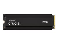 Crucial P510 - SSD - 1 TB - intern - M.2 2280 - PCI Express 5.0 x4 (NVMe) - integreret kølelegeme CT1000P510SSD5