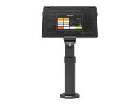 Compulocks iPad 10.2" Adjustable Height POS Kiosk Single - Stativ - for tablet - låsbar - sort - for Apple 10.2-inch iPad (7. generation, 8. generation, 9. generation) CVPA103B