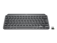 Logitech MX Keys Mini for Business - Tastatur - bagbelyst - trådløs - Bluetooth LE - QWERTY - Pan Nordic - grafit 920-010604