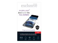 Insmat Exclusive AntiShard+ - Skærmbeskytter for mobiltelefon - fuld skærm - 3D - film - gennemsigtig - for Apple iPhone 16 Pro 861-1571