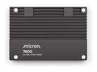 Micron 7600 PRO - SSD - Read Intensive - krypteret - 7.68 TB - intern - 2.5" - U.2 PCIe 5.0 x4 (NVMe) - FIPS 140-3 Level 2 - TCG Opal Encryption MTFDLAL7T6THG-1BP1DFCYYT