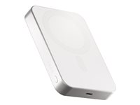 ZENS Pro 1 - Trådløs power bank - tynd - 10000 mAh - 15 Watt - på kabel: USB-C - hvid ZEPP10W/00