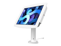 Compulocks Space iPad Pro 11-inch Rise Enclosure Kiosk 4"/10cm - Monteringssæt (indelukke, 10 cm pælstander) - for tablet - låsbar - højglansaluminium - hvid - skærmstørrelse: 11" - for Apple 11-inch iPad Pro (1. generation, 2. generation, 3. generation, 4. generation) TCDP04211SENW