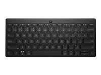 HP 355 Compact Multi-Device - Tastatur - trådløs - Bluetooth 5.2 - sort - genbrugelig indpakning 692S9AA