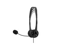 HP G2 - Headset - på øret - kablet - USB - skygge sort 428K6AA