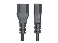 StarTech.com 4.5m Power Extension Cord, C14 to C13, 15A 250V, KEMA-KEUR - Forlængerkabel til strøm - IEC 60320 C14 til power IEC 60320 C13 - AC 250 V - 15 A - 4.6 m - formet - sort PXTC13C141415FEU