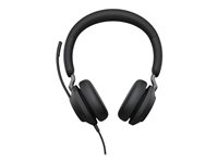 Jabra Evolve2 40 SE MS Stereo - Headset - på øret - kablet - USB-C - støjisolerende - Certified for Microsoft Teams 24189-999-899