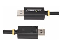 StarTech.com 1m DisplayPort 2.1 Cable, VESA-Certified, DP40 DP 2.1 Cable - DisplayPort kabel - DisplayPort (han) haspet til DisplayPort (han) haspet - DisplayPort 2.1 - 1 m - UHBR10, HDR support, 8K60 Hz support, 4K144 Hz support, 1440p support 240 Hz, op til 40 Gbps datatransferhastighed, passivt - sort DP21-1M-DP40-CABLE