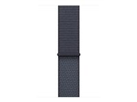 Apple - Løkke for smart watch - 46mm - 145 - 220 mm - anker blå - for Watch Hermès Series 9, SE 3, Series 10, Series 11, Series 8, Series 9, Ultra 2, Ultra 3 MFFH4ZM/A