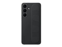 Samsung EF-GS731 - Bagsidecover til mobiltelefon - silicone, termoplastisk polyuretan (TPU), plastik - sort - for Galaxy S25 FE EF-GS731CBEGWW