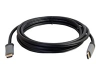 C2G 10ft 4K HDMI Cable with Ethernet - High Speed - In-Wall CL-2 Rated - HDMI-kabel med Ethernet - HDMI han til HDMI han - 3.05 m - afskærmet - sort - 4K support 50628