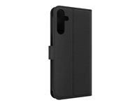 iFrogz Defence - Flipomslag til mobiltelefon - læder - sort - for Samsung Galaxy A15, A15 5G 302313739