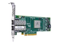 HPE StoreFabric SN1100Q 16Gb Dual Port - Vært bus adapter - PCIe 3.0 lavprofil - 16Gb Fibre Channel x 2 - remarketed - for ProLiant DL325 Gen10, DL345 Gen10, DL365 Gen10, DX360 Gen10, XL220n Gen10, XL290n Gen10 P9D94AR