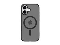 Belkin SheerForce Grip Series - Bagsidecover til mobiltelefon - MagSafe-kompatibilitet - fremstillet af genbrugte materialer - sort - for Apple iPhone 17 MSA034HQBK