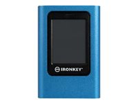 Kingston IronKey Vault Privacy 80 - SSD - krypteret - 1920 GB - ekstern (bærbar) - USB 3.2 Gen 1 (USB-C stikforbindelse) - 256-bit AES-XTS, FIPS 197 - TAA-kompatibel IKVP80ES/1920G