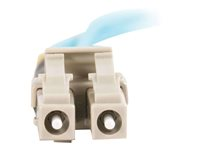 C2G LC-LC 10Gb 50/125 OM3 Duplex Multimode PVC Fiber Optic Cable (LSZH) - Netværkskabel - LC multimodus (han) til LC multimodus (han) - 5 m - 5 m. - fiberoptik - duplex - 50 / 125 my - OM3 - halogenfri - akvamarin 85552