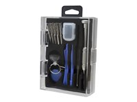 StarTech.com Cell Phone Repair Kit - with Case - Multipurpose - Computer Tool Kit - Electronics Kit - PC Tool Kit (CTKRPR) - Mobiltelefonreparationssæt - 23 stykker - i etui CTKRPR