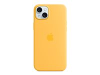 Apple - Bagsidecover til mobiltelefon - MagSafe-kompatibilitet - silicone - solskin - for iPhone 15 Plus MWNF3ZM/A