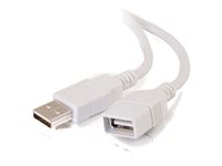 C2G - USB forlængerkabel - USB (han) til USB (hun) - 3 m 81572