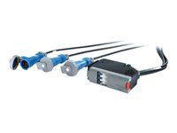 APC IT Power Distribution Module - Automatisk hovedafbryder (indstiksmodul) - AC 400 V - tre faser - output-stikforbindelser: 3 - for P/N: SY16K48H-PDNB, SY32K48H-PDNB, SY48K48H-PDNB, SY64K96H-NB, SY96K160H-NB, SY96K96H-NB PDM1332IEC-3P