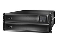 APC Smart-UPS X 2200 Rack/Tower LCD - UPS (stativ-monterbar / ekstern) - AC 208/240 V - 1980 Watt - 2200 VA - 1-faset - Ethernet 10/100, RS-232, USB - output-stikforbindelser: 11 - 2U - sort - med APC UPS Network Management Card SMX2200R2HVNC