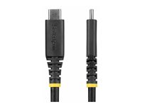 StarTech.com - USB-kabel - 24 pin USB-C (han) til 24 pin USB-C (han) - USB4 / Thunderbolt 3 / Thunderbolt 4 / DisplayPort 1.4 - 2 m - 4K120 Hz support, robust, forlænget strømrækkevidde (EPR), Power Delivery 3.1 support, fleksibel - sort CC2M20GUSB4TP