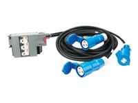 APC IT Power Distribution Module - Automatisk hovedafbryder (indstiksmodul) - AC 400 V - tre faser - output-stikforbindelser: 3 - for P/N: SY16K48H-PDNB, SY32K48H-PDNB, SY48K48H-PDNB, SY64K96H-NB, SY96K160H-NB, SY96K96H-NB PDM2332IEC-3P30R-1